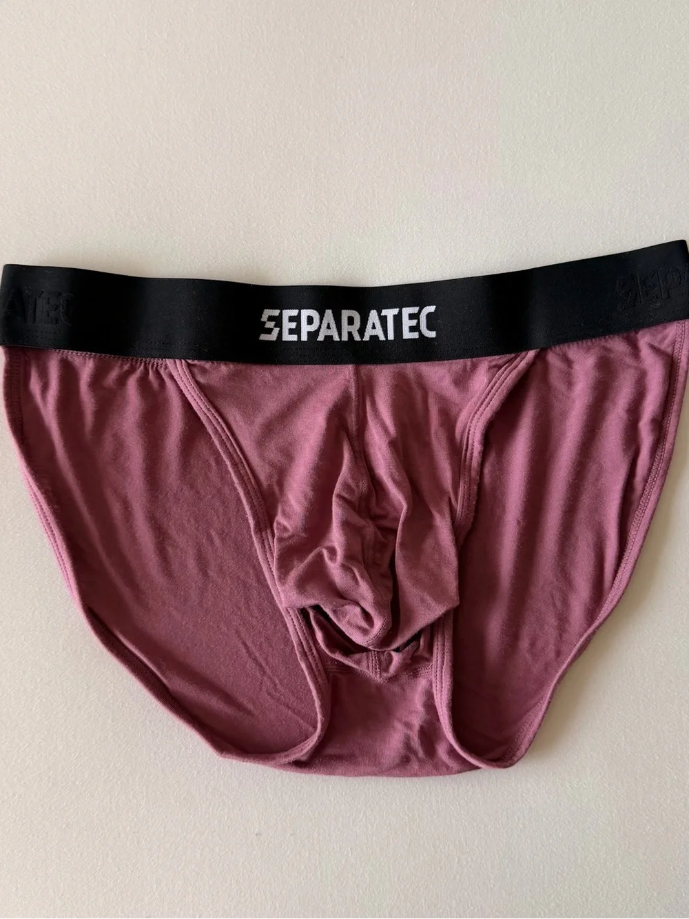 separatec men’s mauve jockstrap briefs